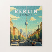 Berlin Allemagne Travel Art Vintage