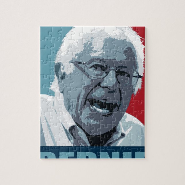Puzzle Bernie Sanders Retro (Vertical)