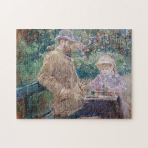 Puzzle Berthe Morisot - Eugene Manet avec sa fille