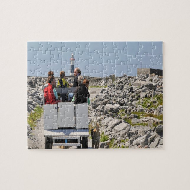 Puzzle Besoin d'un ascenseur ? Transport sur Inisheer Gal (Horizontal)