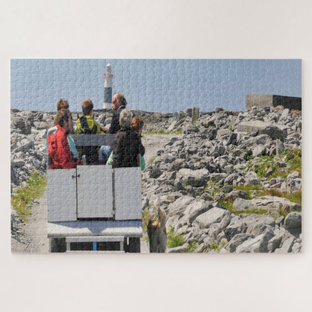 Puzzle Besoin d'un ascenseur ? Transport sur Inisheer Gal (Horizontal)
