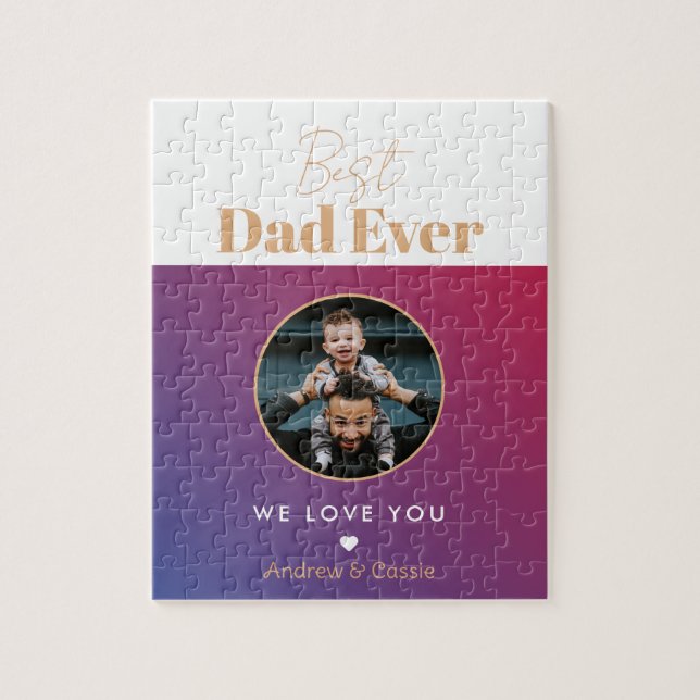 Puzzle Best dad ever (Vertical)
