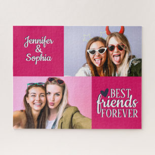 Puzzle Best Friend forever two pictures template modern