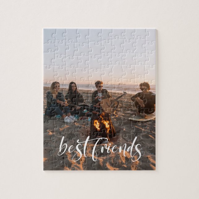 Puzzle Best Friends Besties BFF Photo Keepsaké Jigsaw (Vertical)