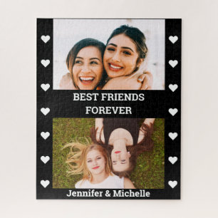 Puzzle Best Friends Forever 2 Photo personnalisée et nom