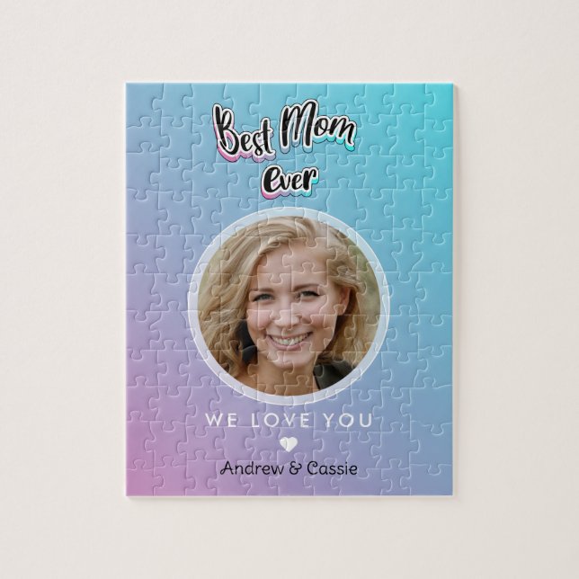 Puzzle Best mom ever (Vertical)