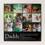Puzzle Best Papa Father Définition 12 Photo Black<br><div class="desc">Personnel with your her 12 favourites photos et personalized text for your special dad, daddy or father to create a unique venge for Father's day, birthdays, Christmas or any day you want to show much means to you. A perfect way to show him how amazing he is every day. Designed...</div>