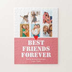 Puzzle Bestie BFF Girls Photo Collage Cadeau Personnalis