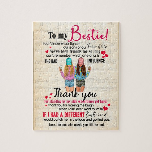 Puzzle Bestie Gifts | Lettre À Mon Merci Bestiaire (Vertical)