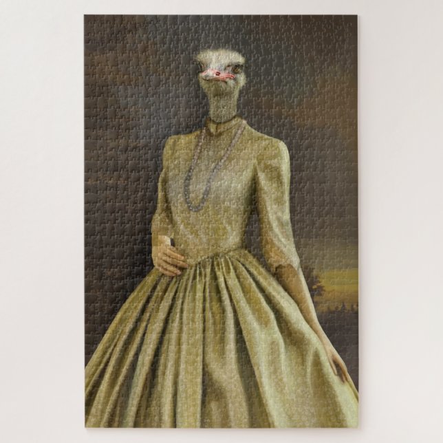 Puzzle Bêtes nobles - Dandy Ostrich (Vertical)