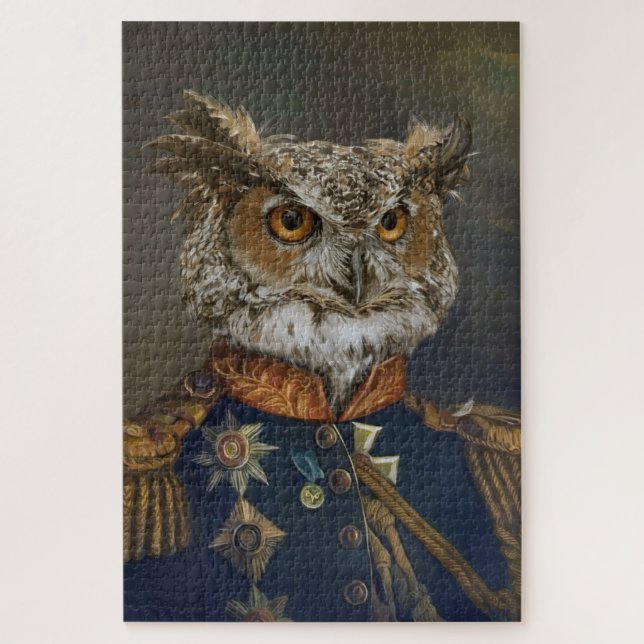 Puzzle Bêtes nobles - Dandy Owl (Vertical)