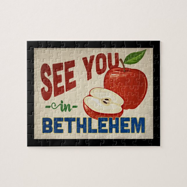 Puzzle Bethlehem Pennsylvania Apple - Vintage voyage (Horizontal)