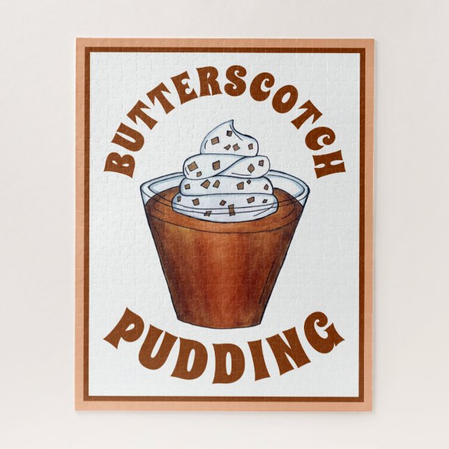 Puzzle Beurre-écossais Pudding Crème à hanches Alimentati (Vertical)