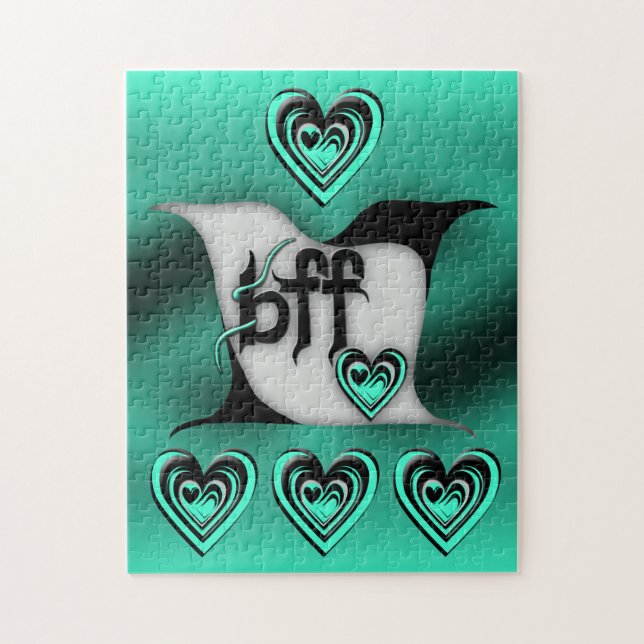 Puzzle bff ~ tourterelles (Vertical)