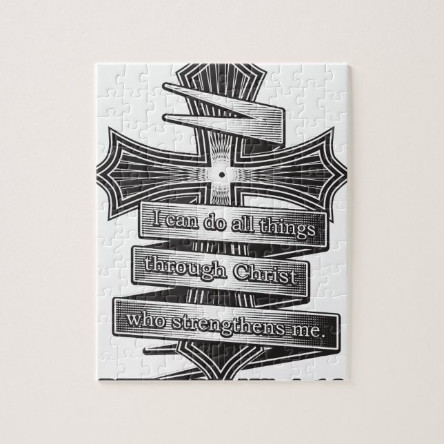 Puzzle Bible de chrétien de 4h13 de Philippiens d'édition (Vertical)