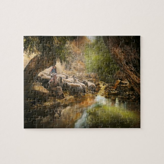Puzzle Bible - Le Seigneur est mon berger - 1910 (Horizontal)