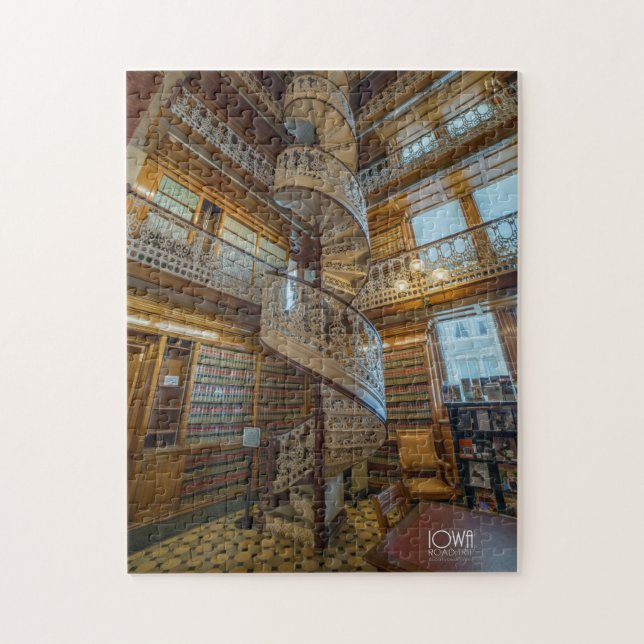 Puzzle Bibliothèque de droit au Capitole de l'État de l'I (Vertical)