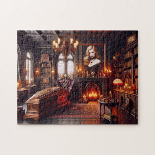Puzzle Bibliothèque de la Reine des Vampires Dame gothiqu