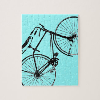 Puzzle Bicyclette vintage faite sur commande de l'arrière