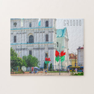 Puzzle Biélorussie Grodno Old City Architecture Personnes