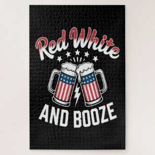 Puzzle Bière 4 juillet , Fête patriotique