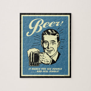 Puzzle Bière : Ça Vous Fait Voir Double