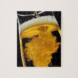 Puzzle Bière versé dans le verre