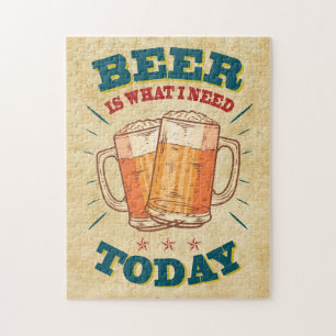 Puzzle Bière vintage