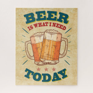 Puzzle Bière vintage