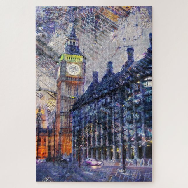 Puzzle Big Ben Londres. (Vertical)