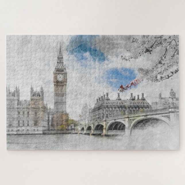 Puzzle Big Ben, Londres, Royaume-Uni (Horizontal)