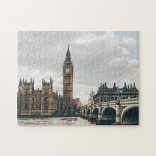 Puzzle Big Ben & The River Thames London City, Angleterre