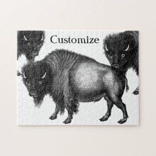 Puzzle Big Bison Buffalo Thunder-Cove