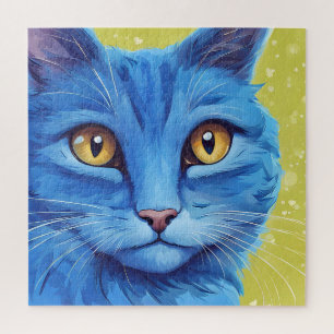Puzzle Big Blue Cat
