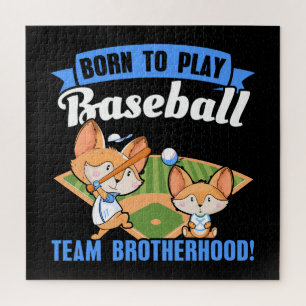 Puzzle Big Brother Little Brother - Joueurs De Baseball