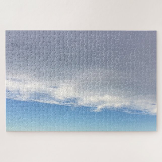 Puzzle Big Cloud Blue Sky photo Gros problème (Horizontal)
