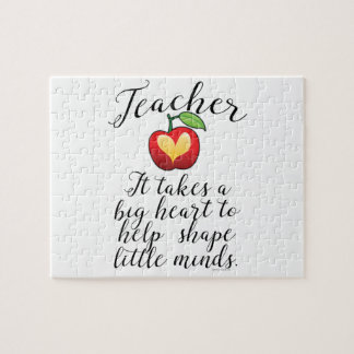 Puzzle Big Heart To Help Shape Little Minds