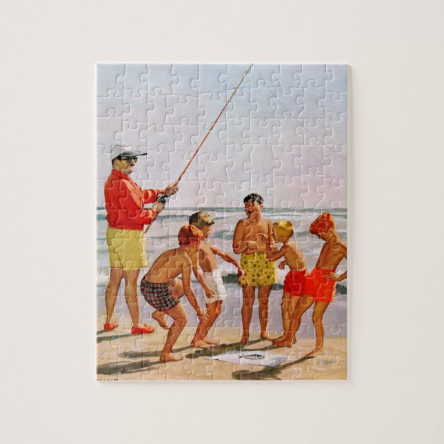 Puzzle Big Pole Little Fish par Richard Sargent (Vertical)
