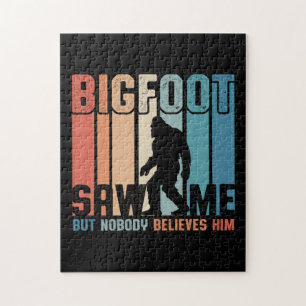 Puzzle Bigfoot M'A Vu Mais Personne Ne Le Croit