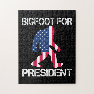 Puzzle Bigfoot pour président drôle Bigfoot