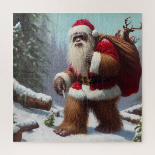 Puzzle Bigfoot Santa Claus