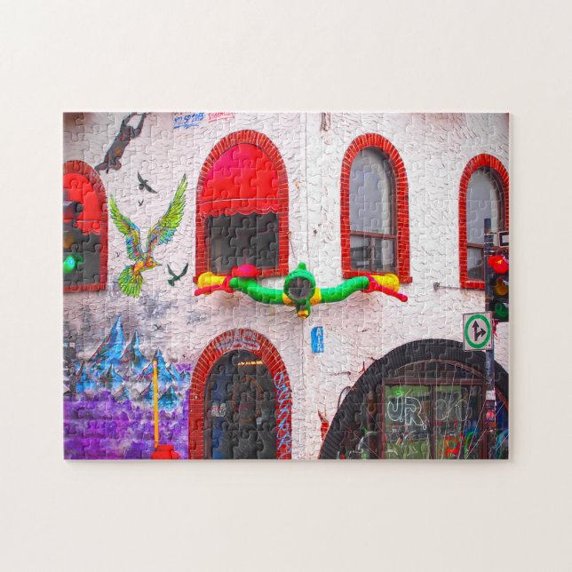 Puzzle Bike Shop à Montréal. (Horizontal)