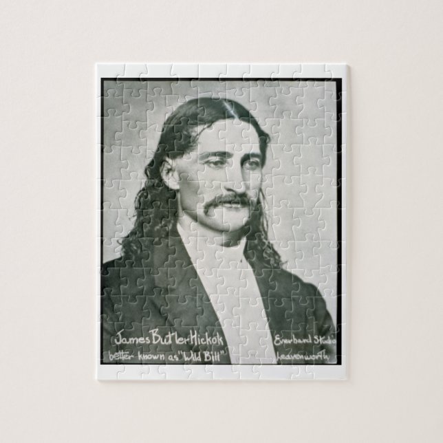 Puzzle "Bill sauvage" Hickok (photo de b/w) (Vertical)