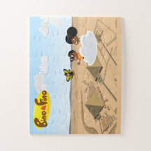 Bino et Fino Égypte Pyramides Enfants Jigsaw Puzzl