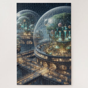Puzzle Bio Domes, Plante futuriste de l'Imaginaire