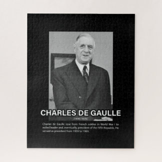 Puzzle Biographie Charles de Gaulle