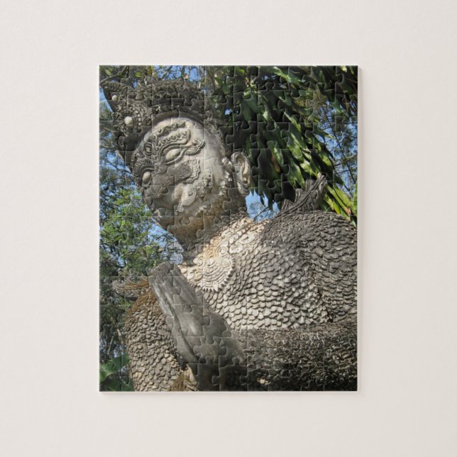 Puzzle Birdman Wai ... Nong Khai, Isaan, Thaïlande (Vertical)