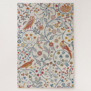 Puzzle Birds and Flowers, William Morris