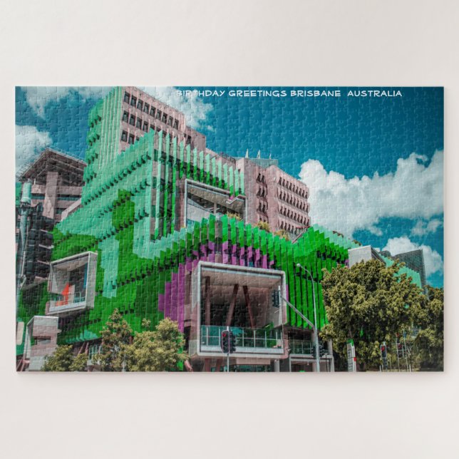 Puzzle Birthday Greetings Brisbane Australia (Horizontal)