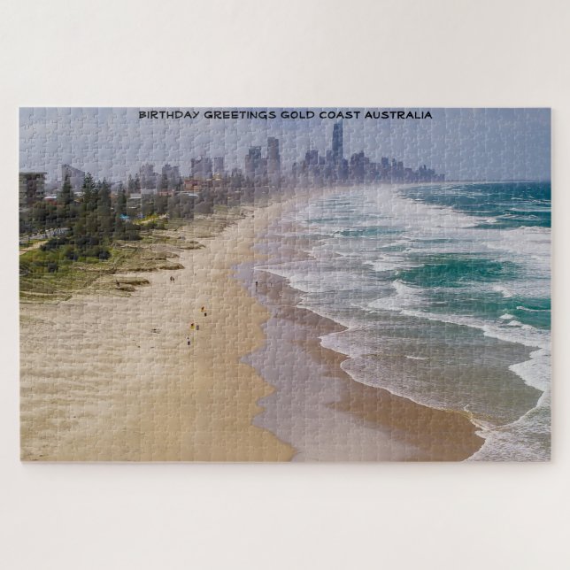 Puzzle Birthday Greetings Gold Coast Queensland Australia (Horizontal)